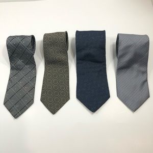 Vintage ties 4pcs armani & other brands